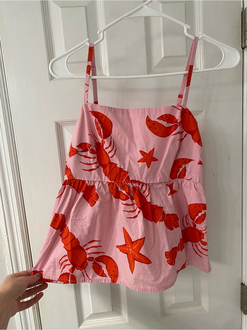 J. Crew Factory Summer Peplum Top